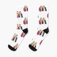 white daisies pattern watercolorSocks Compression Stockings For Women