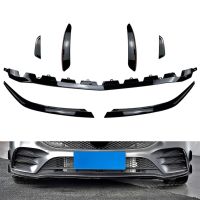 7Pcs Car Front Bumper Lip Splitter Spoiler Kit Side Canards Decor Trim For Mercedes Benz A-Class W177 A180 A200 A220 For A35 AMG Drawstring Bags