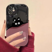 เคสสำหรับ OPPO A98 5G Reno8T 5G Reno8 5G Reno8PRO 5G Reno8z 5G Reno7z 5G Reno7PRO Reno6 5G Reno5 Reno5PRO Reno4z 5G A78 5G A15 A15S A16 A16S A77 5G A77S A96 4G A76 A3S A5 F11 A9 A31 2020 A5 2020 คู่ขอบครีมสร้างสรรค์เคสโทรศัพท์น่ารัก