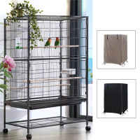 Parrots Aviary Bird Cage Cover Good Night Oxford Cloth Waterproof Anti-UV Birdcage Cover With Mesh Window For Large Bird Cage