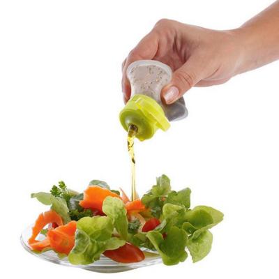 【cw】Mini Silicone Salad Dressing Containers Storage Small Dip Condiment Leak Proof Sauce Jars Bottle Kitchen Tools for Home ！