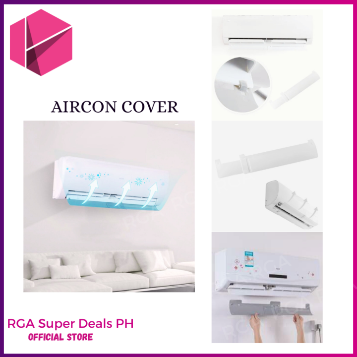 Air Conditioner Retractable Adjustable Wind Deflector Shield Blocker