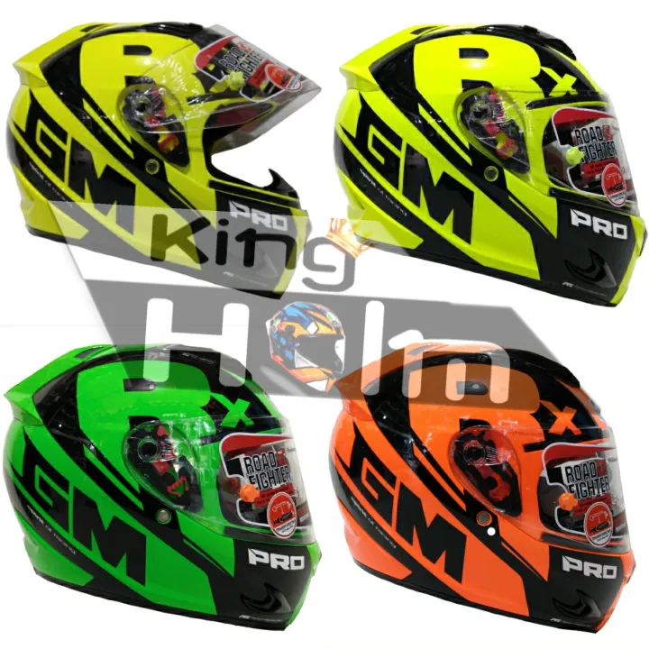 Gm Race Pro Yellow Se Helm Full Face Lazada Indonesia