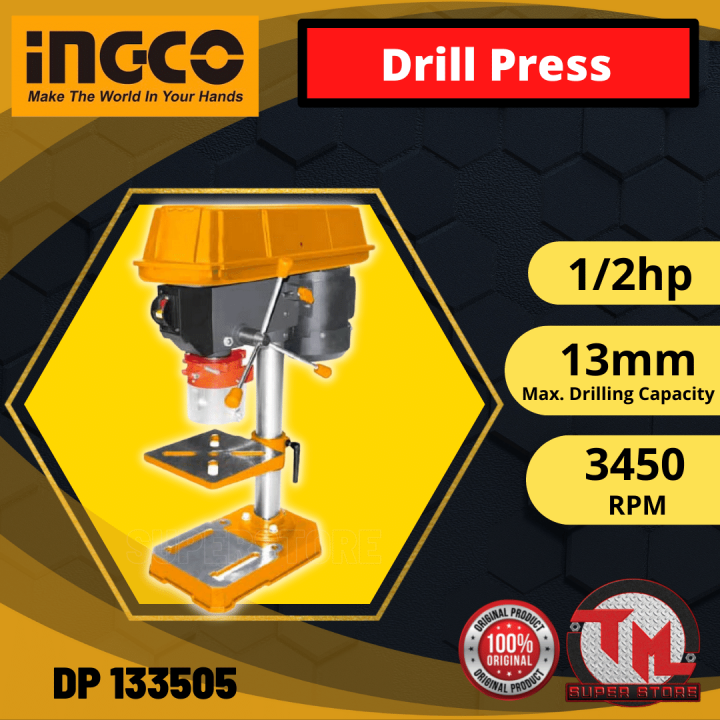 INGCO Drill Press 1/2HP DP 133505 • Tm ss Lazada PH