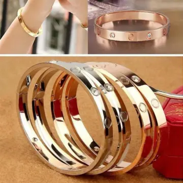 Buy Pink Stone Ti Amo Embellishment Bracelet by Prerto Online at Aza  Fashions.