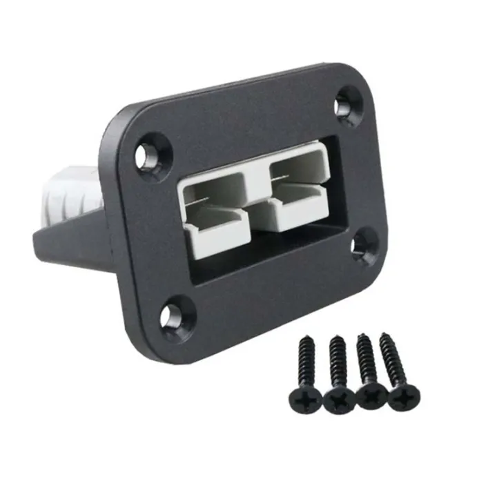 Flush Mount Anderson Plug 50 Amp Connector Kit Mounting Bracket Panel