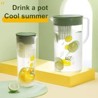 1 L/2 L Summer Cold Water Kettle Refrigerator Beverage Container Summer Juice Milk Beer Lemonade Dispenser Water Jug With Filter