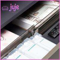 JUJE83274จัดเก็บของแยกประเภทได้ง่ายแบบ DIY ปรับได้ที่คั้นน้ำผลไม้กั้นแยกอเนกประสงค์จานแบ่งที่แบ่งลิ้นชักลิ้นชักได้