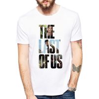 New Character T-Shirt Men The Last Of Us Casual Man White Tee Shirts Letters Tops Hipster Clothing