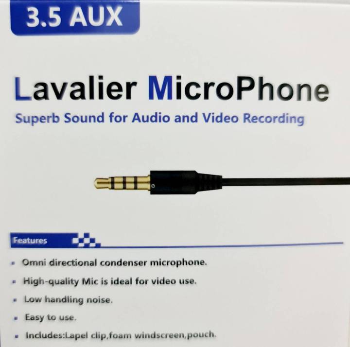 ไมค์นักข่าว-ไมโครโฟน-lavalier-microphone-สายยาว-1-5-เมตร-ไมค์สำหรับ-ทำlive-สด-ผ่านyoutube-facebook