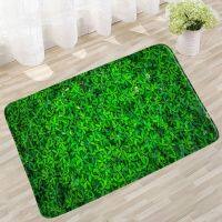 【YF】┅  Lawn Marble Cartoon Printed Toilet Rugs Anti-Slip for Floor