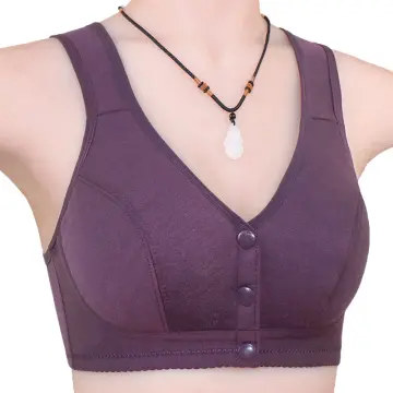 Lizida trend women's bra front button bra soft cotton bra plus size wireless  bra women's underwear