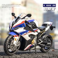 จักรยานของเล่นโมเดล1:12รถจักรยานยนต์ Diecast S1000RR จำลองมีเสียงและเบาของขวัญวันเกิดคอลเลกชันของขวัญคริสต์มาสของขวัญ