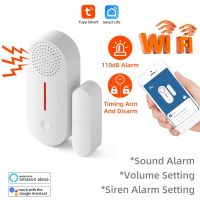 【LZ】 Tuya WiFi Door Window Sensor Door Opening Detector Sound Alarm Timed Arm And Disarm Home Security Protection Smart Life APP