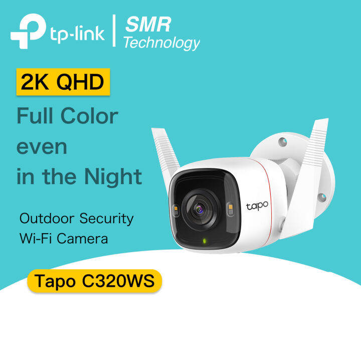 TPLink Tapo C320WS Outdoor Security WiFi Camera 2K QHD 4MP CCTV IP