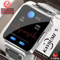 2023 Smartwatch น้ำตาลในเลือด ECG + PPG การตรวจสอบความดันโลหิตสมาร์ทวอท์ชอุณหภูมิร่างกายสำหรับผู้ชายนาฬิกาผู้หญิงสายรัดข้อมือฟิตเนส VernaAbig