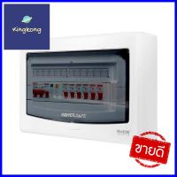 ชุดตู้คอนซูมเมอร์ยูนิต 6 ช่อง 50 แอมป์ พร้อมกันไฟรั่ว/ไฟดูด HACOCONSUMER UNIT SET+RCBO HACO 50A 6-WAY **ของแท้100%**