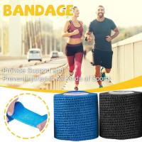 Sport Self Adhesive Elastic Bandage Wrap Tape Athletic Bandage Breathable Elastic Bandages Fixing Finger Wrist Leg Bandages