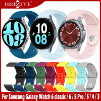 สาย ซิลิโคนSport silicone Strap For Samsung Galaxy Watch 6 classic 43mm 47mm 6 5 4 40mm 44mm  สาย 5 pro 45mm Strap สาย สายนาฬิกา Watch Active 2 สาย