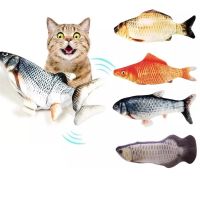 Electronic 3D Flippity Fish Toy Cat Nip USB Charging Simulation Toys For Interactive Game Cats Pet Catnip Kitten Accessories Toys