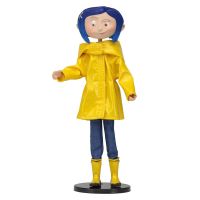 Childrens Toys Coraline &amp; The Secret Door Dolls Action Figure 7 Inch Raincoats VERSION Caroline Girl Christmas