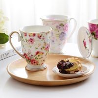 【hot】✠ Pastoral Painting Cup Afternoon Teacup Drinkware Gifts