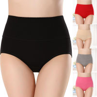 5PCSSet Womens Cotton Panties High Waist Comfortable Sexy Briefs Thin Soft Black Red Seamless Underwear for Ladies Wholesale