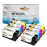 HP ที่ผลิตซ้ำได้8Pk 902XL ตลับหมึก BCMY สำหรับ Officejet 6951 6958 6962 6979 J136