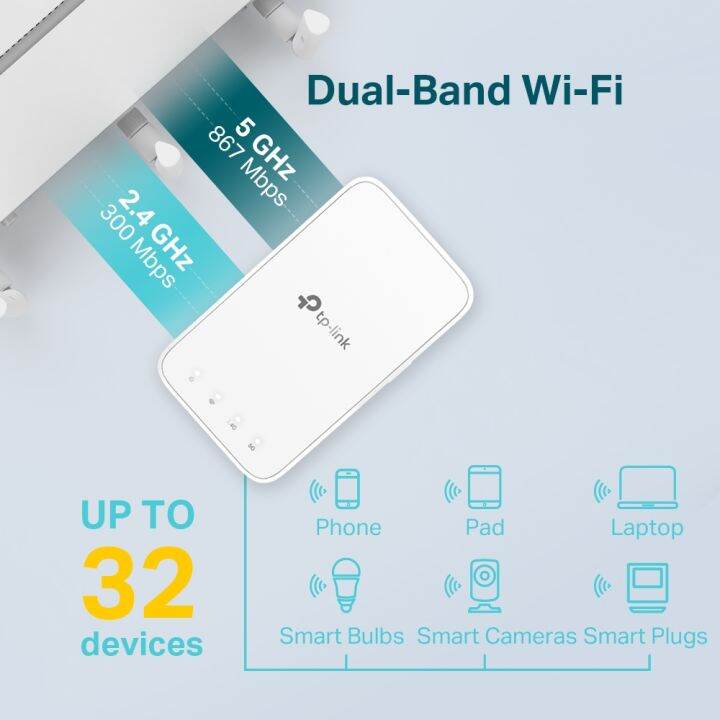 tp-link-re300-ac1200-dual-band-wireless-range-extender-onemesh-ตัวขยายสัญญาณ-wi-fi-ของแท้-ประกันศูนย์-lifetime-warranty