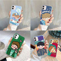 F-46 Cartoon Boy อ่อนนุ่ม TPU เคสโทรศัพท์ หรับ OPPO A53 A16 A33 A12 A54S A8 A92 A3S A52 A54 A85 A15 A33 A53S F11 A31 A12E A5 A9 A16S A5S A83 A15S A72 A1K A1 A12S A7 Pro โปร่งใส ปก