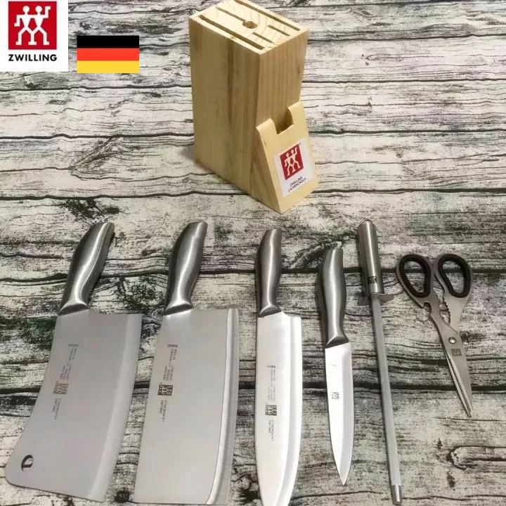 Zwilling stainless steel chef knife 7 pieces, multipurpose stainless