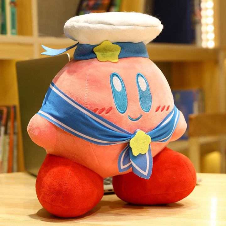 32-60cm-kawaii-kirby-stuffed-toy-anime-peripheral-game-characters-chef-strawberry-soft-plush-dolls-pillow-decorate-kids-gift