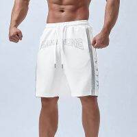 Muscle mens sport gym shorts squat workouts five minutes of pants rolled iron loose breathable leisure pants in the bigger sizes