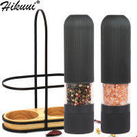 Automatic Salt and Pepper Grinder Set Electric Peppercorns Mill Cumin Spice with Ceramic Parts Grinding Tools for Cooking BBQ