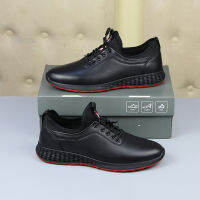 Original ECCO Mens Outdoor sports running shoes sneakers leather shoes LY1205006