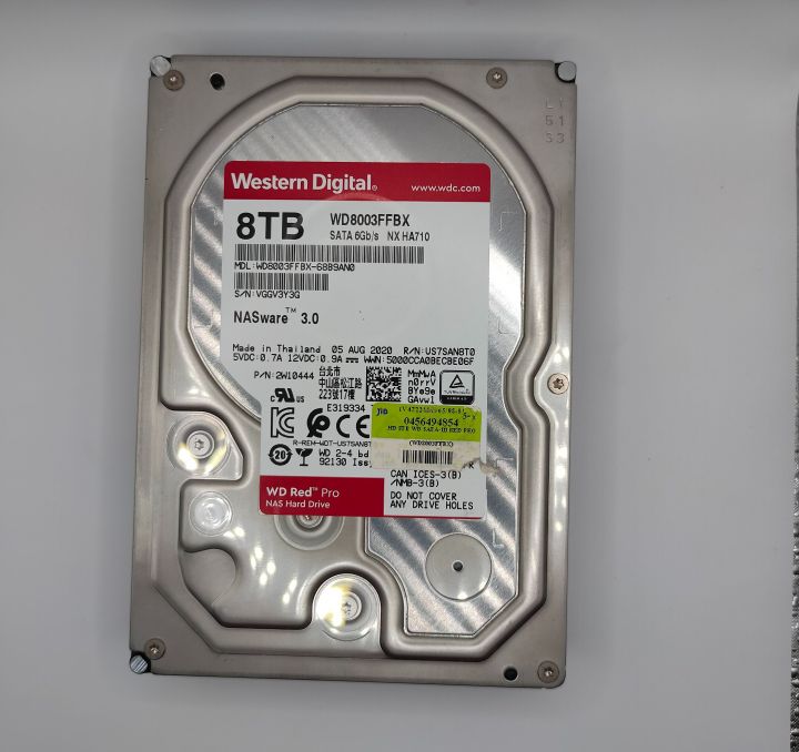 hdd-8tb-10tb-6tb-อุปกรณ์จัดเก็บข้อมูล-ฮาร์ดดิสก์-3-5-hdd-ฮาร์ดดิสก์-3-5-sata3-มือ2-ประกันเหลือ-4-ปี