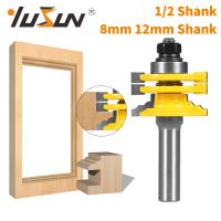 ❀♛ YUSUN 1PC Glass Door Rail Stile Reversible Bit Router Bit Woodworking Milling Cutter For Wood Bit Face Mill End Mill