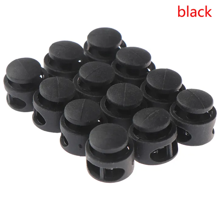 12 Pcs Drawstring Stopper Cord Lock Clamp Toggle Clip Stopper Shoelace