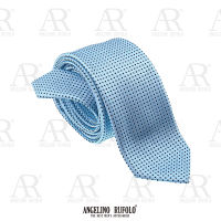 ANGELINO RUFOLO Necktie(NTS-จุด016) เนคไทผ้าไหมทออิตาลี่คุณภาพเยี่ยม ดีไซน์ Dot Pattern สีฟ้า/สีแดง/สีชมพู