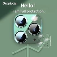 Sanptoch 3Dเลนส์กล้องถ่ายรูปคลุมทั้งหมดป้องกันกระจกเทมเปอร์สำหรับiPhone 11 12 Pro Max Mini IPhone11กลับตัวปกป้องกล้องถ่ายรูปสติกเกอร์