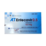 A.T Entecavir 0.5mg hộp 3 vỉ x 10 viên nén An Thiên dành cho nguoi bị HBV