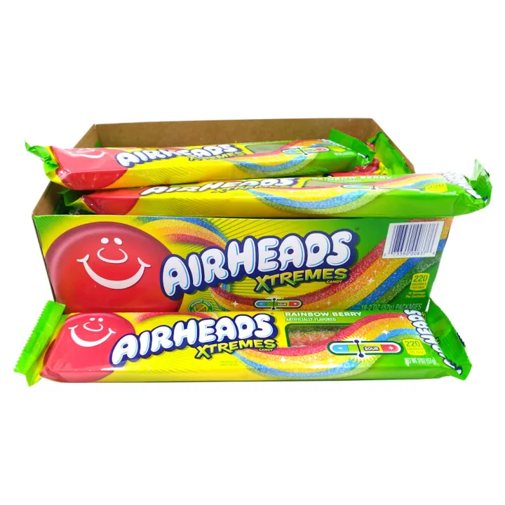 Airheads Xtremes Sour Rainbow Berry Gummy Candy 2 oz Lazada PH