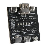 hot！【DT】 DT3 USB Cable Tester Data Detection Board for IOS Type-C Short Circuit on-Off Switching Test