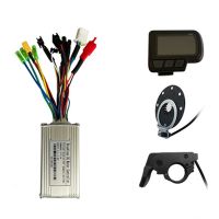 24V 36V 48V 250W 350W Electric Bicycle Accessories LCD Display Meter 17A Three-Mode Sine Wave Controller