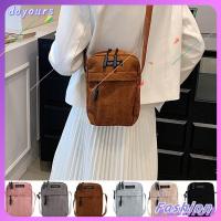 DOYOURS ผ้าลูกฟูก กระเป๋า Crossbody โทรศัพท์มือถือสำหรับมือถือ กระเป๋าใส่เงิน แพ็คเก็ตร้านขายของชำ การเดินทางการเดินทาง เรโทร กระเป๋าถือทรงแมสเซนเจอร์