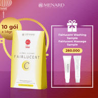 Hộp 10 gói siêu thực phẩm Menard Fairlucent C cung cấp vitamin C 10 gói x thumbnail