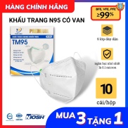 CHÍNH HÃNG Set 60cái khẩu trang N95 , N95 có van thở Combo hộp 5 chiếc