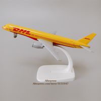 16cm Yellow Alloy Metal Air DHL B757 Airlines Airplane Model DHL Boeing 757-200 Airways Air Plane Model Diecast Aircraft Toy