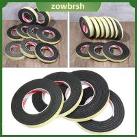 ZOWBRSH 1pcs ฮาร์ดแวร์ ห้องครัว ฉนวนกันเสียง ประตูหน้าต่าง สภาพอากาศลอก กาวด้านเดียว เทปแถบยาง ฟองน้ำโฟม แถบซีล