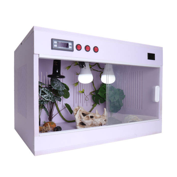 PVC Reptile Terrarium Smart Feeding Cage Tortoise Lizard Hatching